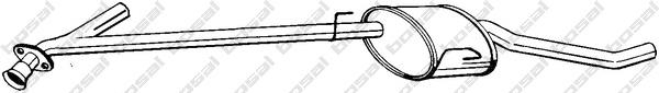 283543 Bosal Середній глушник