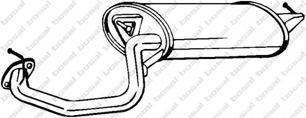 Вихлопна труба Bosal 228151 ціна, від 72.85 USD