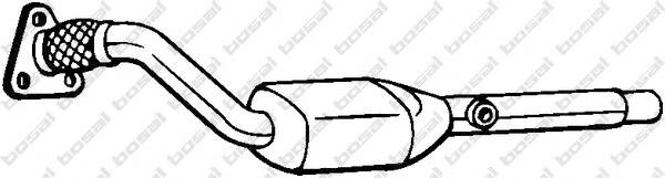 099841 Bosal труба приймальна (штани глушника, передня)