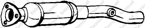 099547 Bosal конвертор-каталізатор (каталітичний нейтралізатор)