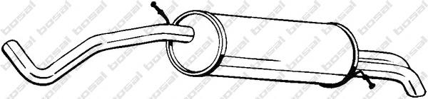 Глушник, задня частина 278033 Bosal