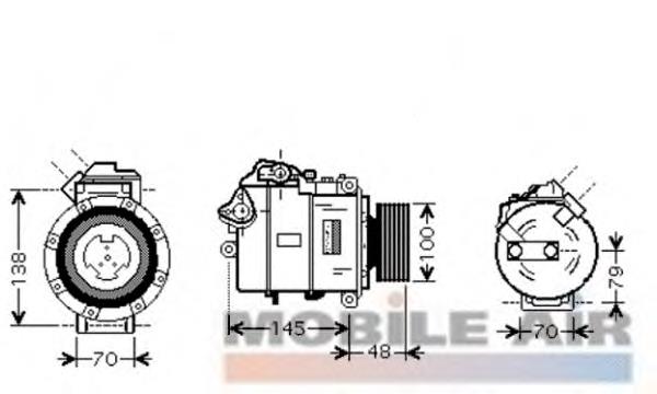 690232 VALEO Компресор холодоагенту