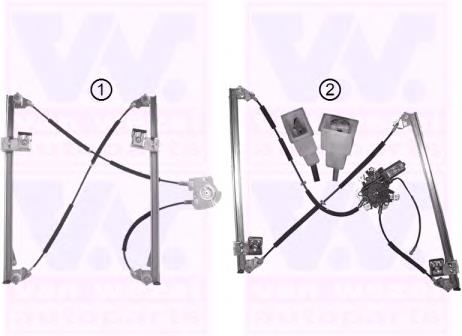 Механізм склопідіймача двері передньої, правої 3080262 VAN Wezel