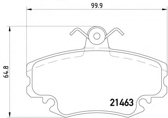 Тормозні колодки Textar 2146306