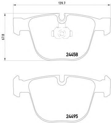 Купити 2445801 Textar Задні колодки