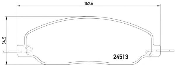 Гальмівні колодки Textar 2451301 ціна, від 37.17 USD