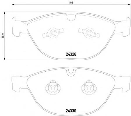 Гальмівні колодки Textar 2432801 ціна, від 59.44 USD