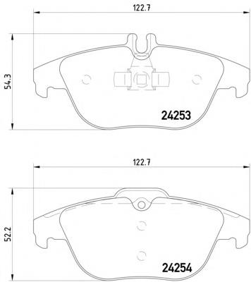 Купити 2425301 Textar Задні колодки