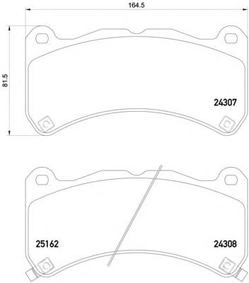 Гальмівні колодки Textar 2430701 ціна, від 32.31 USD