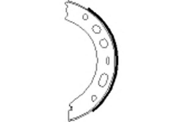 Колодки ручника S65506 Brembo