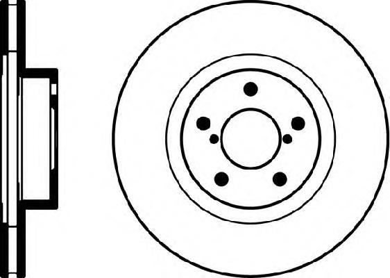 92094603 Textar Гальмо дискове переднє