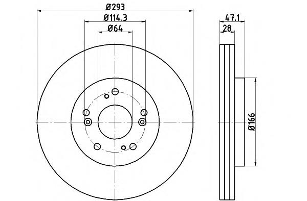 Диск переднього гальма Textar 92184803 ціна, від 58.98 USD