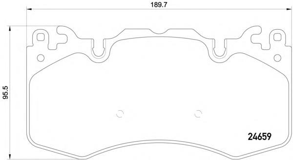Гальмівні колодки Textar 2465901 ціна, від 101.07 USD
