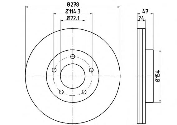 92146503 Textar Гальмо дискове переднє