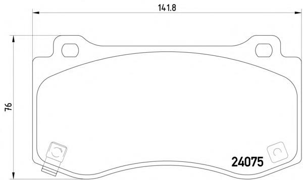 Гальмівні колодки Textar 2407501 ціна, від 33.83 USD