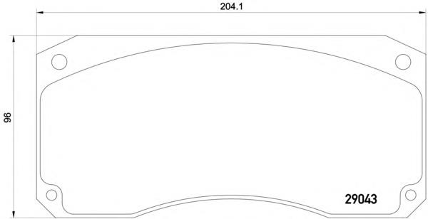 Передні тормозні колодки 5001822987 Renault (RVI)