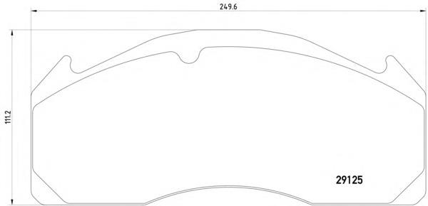 Купити 2927701 Textar Колодки гальмівні передні, дискові