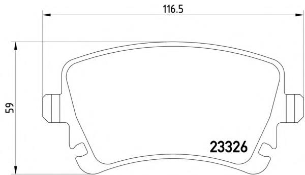 Задні гальмівні колодки Textar 2332603 ціна, від 28.97 USD