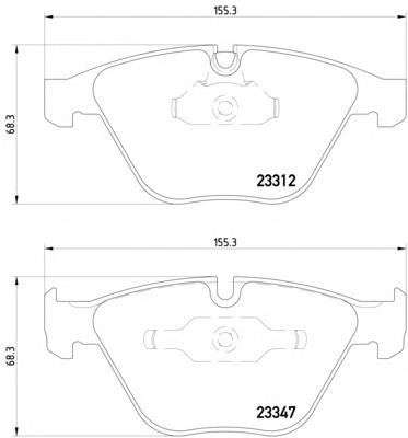 Гальмівні колодки Textar 2331281 ціна, від 24.96 USD