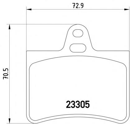 Купити 2330501 Textar Задні колодки