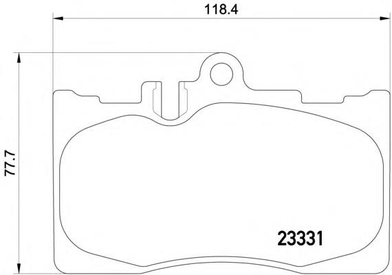 Гальмівні колодки Textar 2333102 ціна, від 22.80 USD