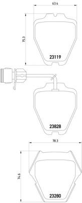 Гальмівні колодки Textar 2311901 ціна, від 32.04 USD