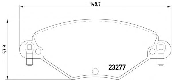 Гальмівні колодки Textar 2327701 ціна, від 25.98 USD