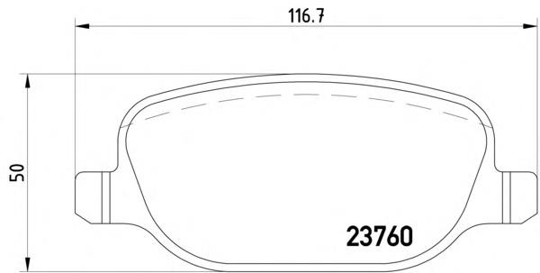 Задні гальмівні колодки Textar 2376001 ціна, від 27.29 USD