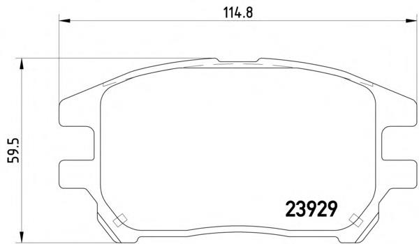 2392901 Textar Передні гальмівні колодки