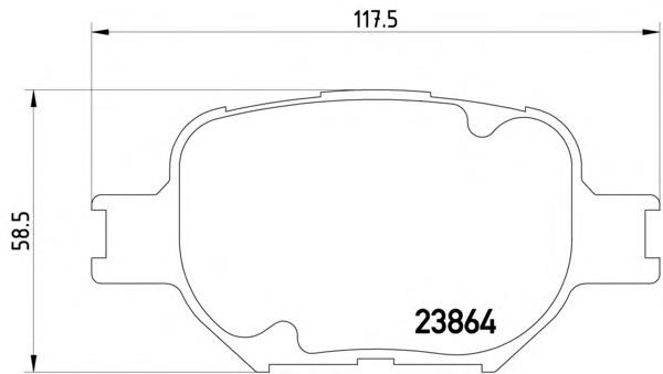 Купити 2386401 Textar Колодки гальмівні передні, дискові