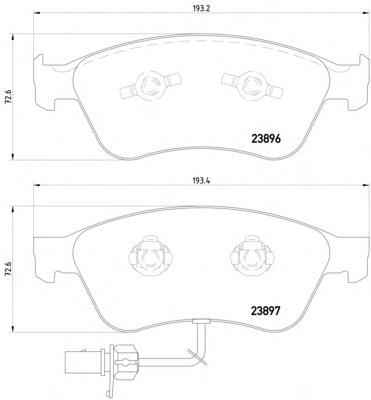Гальмівні колодки Textar 2389601 ціна, від 50.23 USD