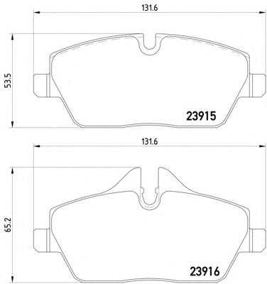 Гальмівні колодки Textar 2391503 ціна, від 47.40 USD