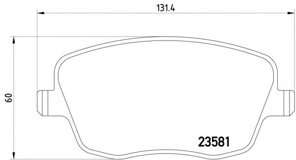Гальмівні колодки Textar 2358101 ціна, від 20.63 USD