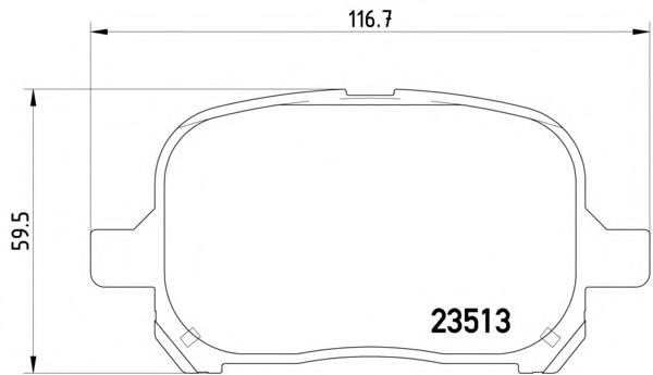 Тормозні колодки Textar 2351302