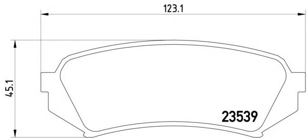 Задні гальмівні колодки Textar 2353902 ціна, від 19.12 USD