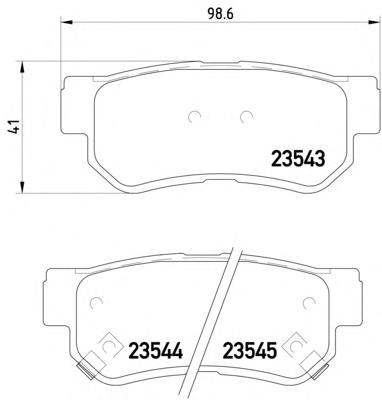 Задні гальмівні колодки Textar 2354301 ціна, від 16.22 USD