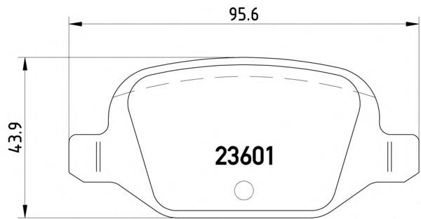 Купити 2360102 Textar Задні колодки