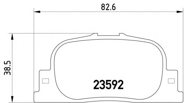 Задні гальмівні колодки Textar 2359201 ціна, від 9.94 USD