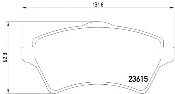 Гальмівні колодки Textar 2361501 ціна, від 33.54 USD
