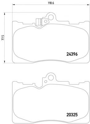 Гальмівні колодки Textar 2032501 ціна, від 28.73 USD