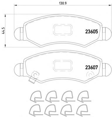 Гальмівні колодки Textar 2360501 ціна, від 20.49 USD