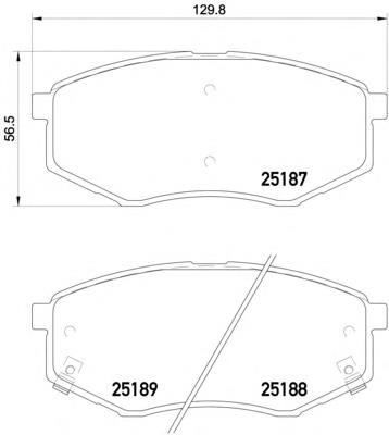 Тормозні колодки Textar 2518701