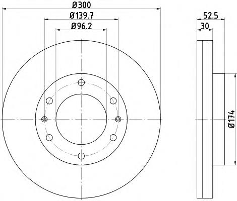 92203800 Textar Гальмо дискове переднє