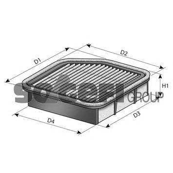 Купити A1507 Purflux Автомобільний фільтр повітря