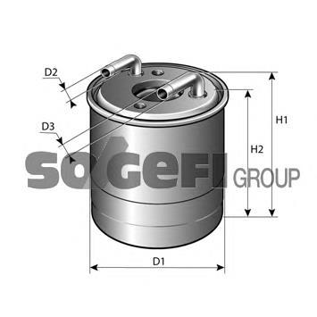 Фільтр тонкого очищення палива Purflux FCS816 ціна, від 31.58 USD
