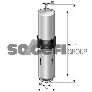 Фільтр тонкого очищення палива Purflux FCS805 ціна, від 28.14 USD
