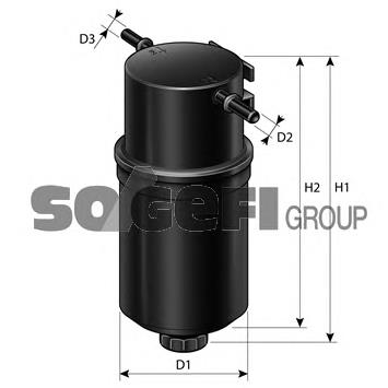 Фільтр тонкого очищення палива Purflux FCS806 ціна, від 24.17 USD