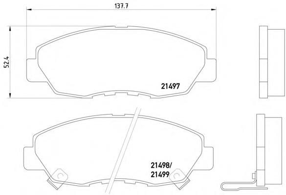 Гальмівні колодки Textar 2149701 ціна, від 21.30 USD