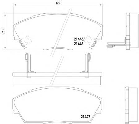Гальмівні колодки Textar 2144601 ціна, від 13.93 USD