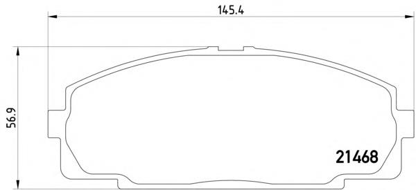 Купити 2146801 Textar Колодки гальмівні передні, дискові